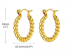 HY Wholesale Jewelry Earrings 316L Stainless Steel Earrings Jewelry-HY0067E0627