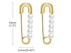 HY Wholesale Jewelry Earrings 316L Stainless Steel Earrings Jewelry-HY0067E0170