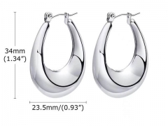 HY Wholesale Jewelry Earrings 316L Stainless Steel Earrings Jewelry-HY0067E0193