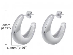 HY Wholesale Jewelry Earrings 316L Stainless Steel Earrings Jewelry-HY0067E0370