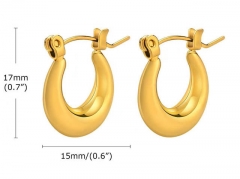 HY Wholesale Jewelry Earrings 316L Stainless Steel Earrings Jewelry-HY0067E0232