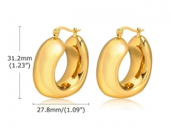 HY Wholesale Jewelry Earrings 316L Stainless Steel Earrings Jewelry-HY0067E0189