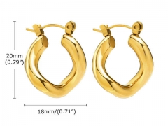 HY Wholesale Jewelry Earrings 316L Stainless Steel Earrings Jewelry-HY0067E0238