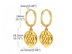 HY Wholesale Jewelry Earrings 316L Stainless Steel Earrings Jewelry-HY0067E0328