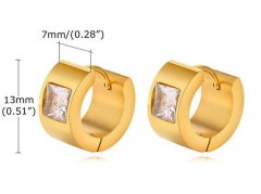 HY Wholesale Jewelry Earrings 316L Stainless Steel Earrings Jewelry-HY0067E0309