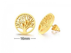 HY Wholesale Jewelry Earrings 316L Stainless Steel Earrings Jewelry-HY0067E0417