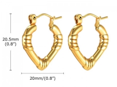 HY Wholesale Jewelry Earrings 316L Stainless Steel Earrings Jewelry-HY0067E0135