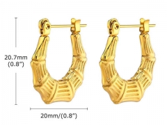 HY Wholesale Jewelry Earrings 316L Stainless Steel Earrings Jewelry-HY0067E0145