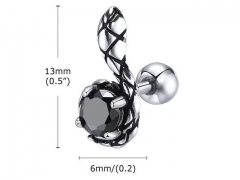 HY Wholesale Jewelry Earrings 316L Stainless Steel Earrings Jewelry-HY0067E0498