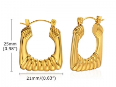 HY Wholesale Jewelry Earrings 316L Stainless Steel Earrings Jewelry-HY0067E0377