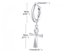 HY Wholesale Jewelry Earrings 316L Stainless Steel Earrings Jewelry-HY0067E0455