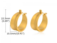 HY Wholesale Jewelry Earrings 316L Stainless Steel Earrings Jewelry-HY0067E0404