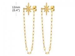 HY Wholesale Jewelry Earrings 316L Stainless Steel Earrings Jewelry-HY0067E0150