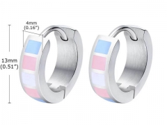 HY Wholesale Jewelry Earrings 316L Stainless Steel Earrings Jewelry-HY0067E0609