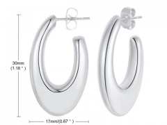 HY Wholesale Jewelry Earrings 316L Stainless Steel Earrings Jewelry-HY0067E0412