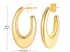 HY Wholesale Jewelry Earrings 316L Stainless Steel Earrings Jewelry-HY0067E0413