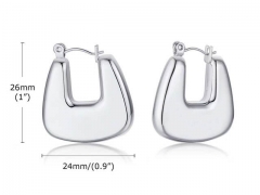 HY Wholesale Jewelry Earrings 316L Stainless Steel Earrings Jewelry-HY0067E0281