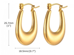 HY Wholesale Jewelry Earrings 316L Stainless Steel Earrings Jewelry-HY0067E0039