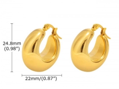 HY Wholesale Jewelry Earrings 316L Stainless Steel Earrings Jewelry-HY0067E0034