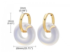 HY Wholesale Jewelry Earrings 316L Stainless Steel Earrings Jewelry-HY0067E0074