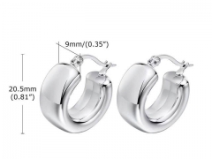 HY Wholesale Jewelry Earrings 316L Stainless Steel Earrings Jewelry-HY0067E0190