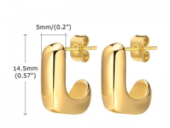 HY Wholesale Jewelry Earrings 316L Stainless Steel Earrings Jewelry-HY0067E0205