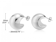 HY Wholesale Jewelry Earrings 316L Stainless Steel Earrings Jewelry-HY0067E0013