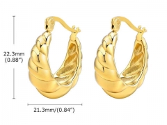 HY Wholesale Jewelry Earrings 316L Stainless Steel Earrings Jewelry-HY0067E0288