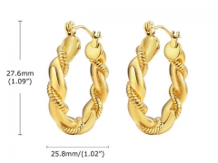 HY Wholesale Jewelry Earrings 316L Stainless Steel Earrings Jewelry-HY0067E0295