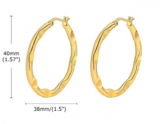 HY Wholesale Jewelry Earrings 316L Stainless Steel Earrings Jewelry-HY0067E0292