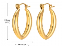 HY Wholesale Jewelry Earrings 316L Stainless Steel Earrings Jewelry-HY0067E0045