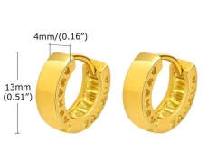 HY Wholesale Jewelry Earrings 316L Stainless Steel Earrings Jewelry-HY0067E0333