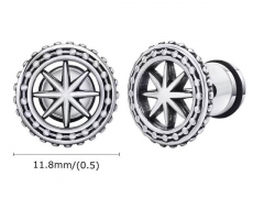 HY Wholesale Jewelry Earrings 316L Stainless Steel Earrings Jewelry-HY0067E0482