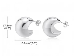 HY Wholesale Jewelry Earrings 316L Stainless Steel Earrings Jewelry-HY0067E0278