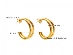 HY Wholesale Jewelry Earrings 316L Stainless Steel Earrings Jewelry-HY0076E0165