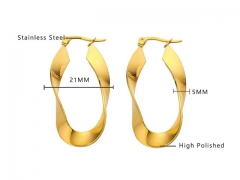 HY Wholesale Jewelry Earrings 316L Stainless Steel Earrings Jewelry-HY0076E0092