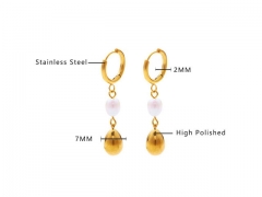 HY Wholesale Jewelry Earrings 316L Stainless Steel Earrings Jewelry-HY0076E0114