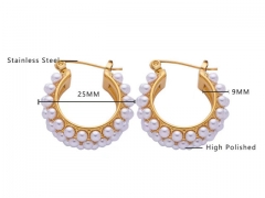 HY Wholesale Jewelry Earrings 316L Stainless Steel Earrings Jewelry-HY0076E0045