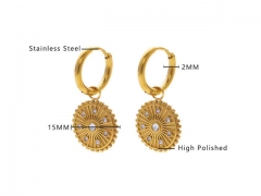 HY Wholesale Jewelry Earrings 316L Stainless Steel Earrings Jewelry-HY0076E0088