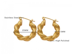 HY Wholesale Jewelry Earrings 316L Stainless Steel Earrings Jewelry-HY0076E0028