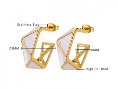 HY Wholesale Jewelry Earrings 316L Stainless Steel Earrings Jewelry-HY0076E0203