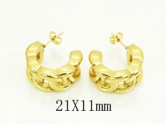 HY Wholesale Earrings 316L Stainless Steel Fashion Earrings Jewelry-HY09E0279FML