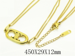 HY Wholesale Stainless Steel 316L Jewelry Popular Necklaces-HY09N1455PG