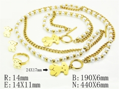 HY Wholesale Jewelry Set 316L Stainless Steel jewelry Set Fashion Jewelry-HY50S0685IOS