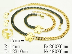 HY Wholesale Jewelry Set 316L Stainless Steel jewelry Set Fashion Jewelry-HY50S0676IOG