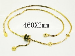 HY Wholesale Stainless Steel 316L Jewelry Popular Necklaces-HY09N1479HHE