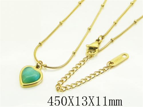 HY Wholesale Stainless Steel 316L Jewelry Popular Necklaces-HY09N1474NL