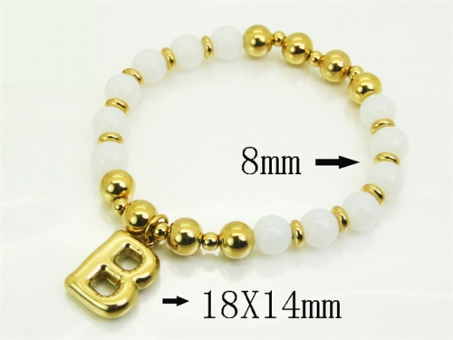 HY Wholesale Bracelets 316L Stainless Steel Jewelry Popular Bracelets-HY32B1261HBB