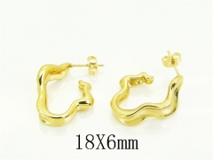 HY Wholesale Earrings 316L Stainless Steel Fashion Earrings Jewelry-HY09E0286WML