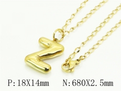 HY Wholesale Stainless Steel 316L Jewelry Popular Necklaces-HY32N0866ZLL